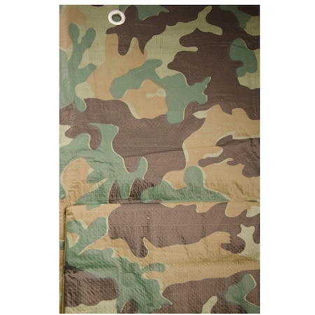 Erickson Tarp, 5 Mil, Camoflauge, Poylethelene Weave 57005